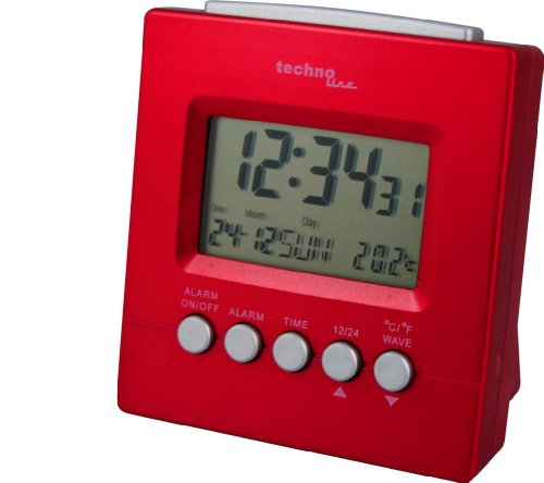 Technoline WT 228, Metallic Red, 7.7 x 4 x 7.8 cm