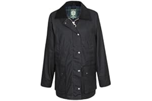 Portmann Womens Ladies Premium Quality Padded Wax Jacket Made in UK