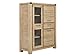 Produktbild massivum Highboard Oregon 110x140x45 cm Akazie natur gebürstet