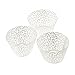 Produktbild Fletion 100 Stück Spitze Hohl Paper Cup Cupcake Papierbecher Cups Cupcake Wrappers für Hochzeit Geburtstag Party DIY Cake Decoration