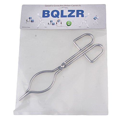 BQLZR Rostfrei Stahl 20cm 8″“ Heizungsdicht Labor Tiegel Zange Halter - 7
