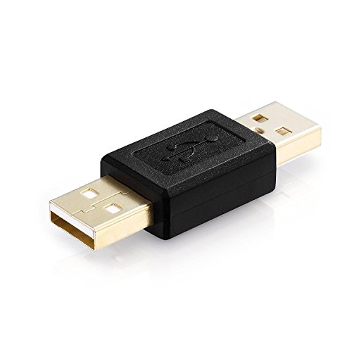 adaptare 41019 USB 2.0-Adapter A-Stecker auf A-Stecker vergoldete Kontakte schwarz - 3