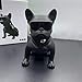 Produktbild LKSDD Bluetooth-Lautsprecher, Französische Bulldogge Mini tragbarer drahtloser Bluetooth-Lautsprecher, TF-Karte mit U-Platte,Black