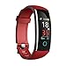 Produktbild ATpart Fitness Trackers, Smart Armband Intelligentes Sportarmband Bunte Schirm Herzfrequenz Überwachungs Blutdruck Monitor Wetteranzeige Fitness Tracker Smartwatch