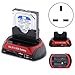 Produktbild XuBa Dual Slots SATA Festplatten-Docking Station Card Reader für 2,5 Zoll / 8,9 cm HDD, UK-Stecker