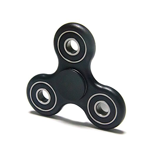 Hand Spinner Fidget Spinner Spielzeug Stress Reducer Tri-Spinner Fidget Premium Hybrid Keramik Lager EDC Focus Spielzeug für Töten Zeit entlasten Stress (2Pack(Weiß+Schwarz))HS053BW - 6