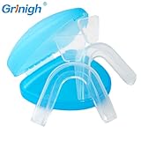 Custom Thermoplastic Mouth Trays / Guard Teeth Whitening mouldable Gum Shield with Retainer Case - 2 Pack ( 1 Upper and 1 Lower )