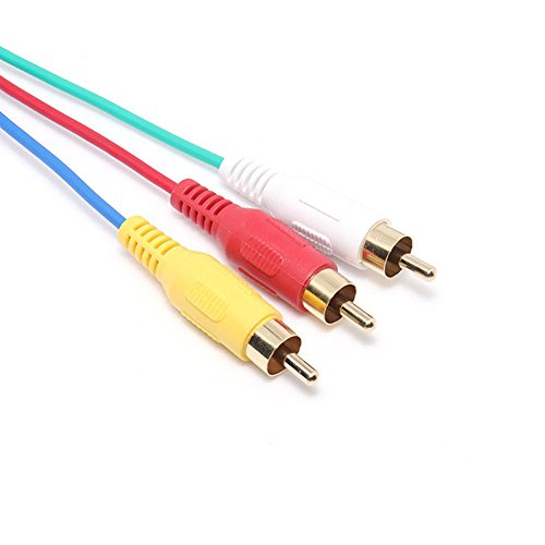 Nereids Net HDMI zu 3RCA Video Audio Kabel Konverter Adapter, Signal Sender Kabel für PC Laptop TV Xbox PS3 PS4 VHS VCR Kamera dvd-white - 5
