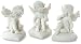 Produktbild Pajoma 10603, Engelfiguren auf Herz 3-er Set, Kunstharz, Höhe 8,5 cm