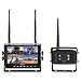 Produktbild Haloview MC7101 Rückfahrkamera Wireless Monitor und Backup Kamera-Kit, IP 69K Wasserdicht Nachtsicht Rückseite Back up Auto-Kamera, 7 '' LCD Erbaut in DVR Monitor für Vans, Camping Cars, Trucks, Rvs
