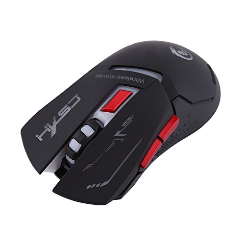 VGEBY Wireless Gaming Maus 2400DPI USB Schnurlos Maus Wiederaufladbare Optische Spiel Mäuse Für Pro Gamer - 3
