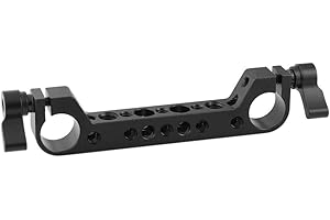 CAMVATE 19mm Dual-Port Rod Clamp Halterung für 19mm Studio System (104mm Distance Center)