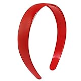 Sourcingmap Plastic Toothed Ladies Hair Hoop Headband Ornament, Red
