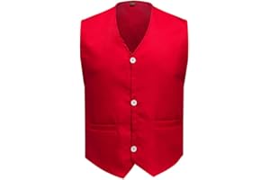 Shaoyao Unisex Kellner Weste Supermarkt Schreiber Barkeeper Einheitliche