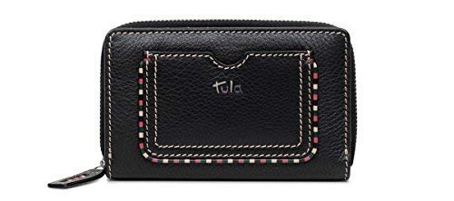 Preisvergleich Produktbild Tula Mallory M Reißverschluss Top Geldbörse - Schwarz - 10869