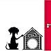 Produktbild Fyyanm Vinyl Wandtattoo Hund Welpen Haustier  Er Dekoration Doghouse Pet Shop Wand Vinyl Aufkleber Hunde Salon Wandbild 93X57 Cm