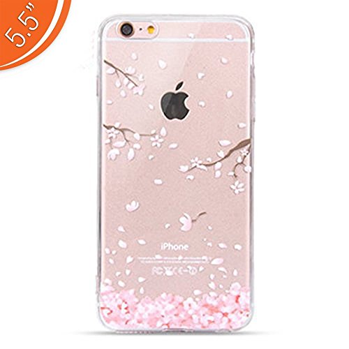 Samidy iPhone 6s Plus Case, iPhone 6Plus Case Clear Silicone Back Cover for 5.5 inches iPhone 6plus/iPhone 6s Plus with a Screen protector