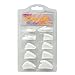 100 Nail Tips French Acrylic Artificial False Nails Retail False Nail Art Design Tips French Acrylic UV Salon
