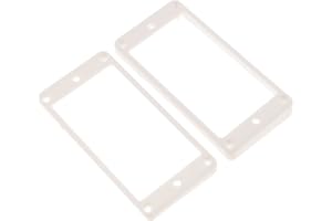 MagiDeal 91,2 x 45 mm Dual Humbucker Pickup Rahmen Cover fürr LP Les Paul E-Gitarre - Weiß