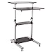 Produktbild Universal Computerschreibtisch Stehpult Bürotisch mobiler ergonomischer Stand-up Schreibtisch Arbeitstisch höhenverstellbar auch als Laptopwagen Notebookwagen oder zur Warenannahme perfekt geeignet!