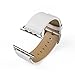 Produktbild Xihuan Apple Watch Armband 42mm Leder Replacement Wrist Strap Band Uhrenarmband Schlaufe Smart Watch Armbänder mit Metallschließe für Apple Watch 42mm Series 3/2/1 (Weiß)