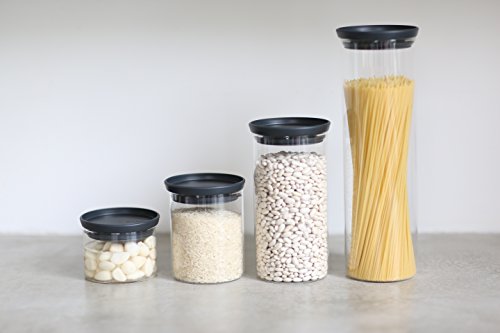 Brabantia 298240 Glasbehälter 1,9 L, dunkel grau - 9