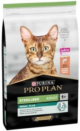 Pro Plan Sterilised Kısırlaştırılmış Kediler için Somonlu Kedi Maması, 10 Kg
