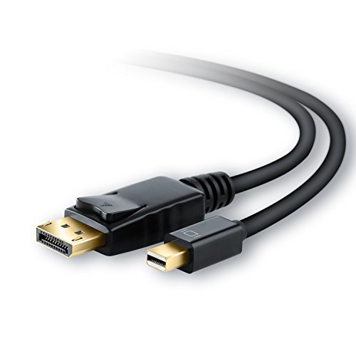 CSL - 5m (Meter) Mini Displayport (miniDP) auf Displayport (DP) Kabel | Zertifiziert | 24K vergoldete Kontakte | PC & MAC / MAC, MacBook Pro, MacBookAir, Lenovo, uvm.
