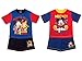 Toddlers Pyjamas Kids Baby Boy Disney Mickey Mouse Pjs Set Red/Navy Size UK 2-3 Years