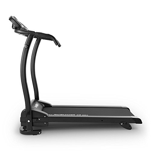 Klarfit Pacemaker X3 Laufband Heimtrainer (1,5 PS, 12 km/h, Trainingscomputer, Pulsmesser, 3 Steigungsstufen, zusammenklappbar) verschiedene Farben - 3