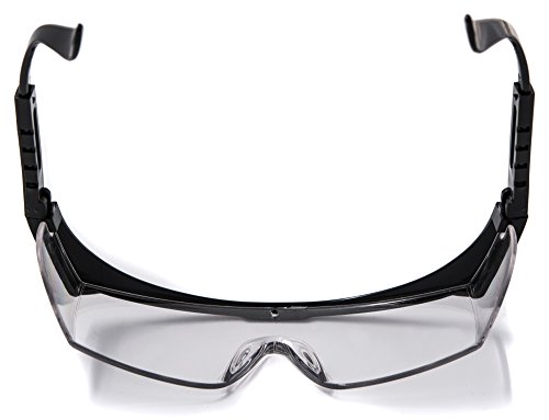 3x ACE Arbeitsbrille EN166 | Arbeits- und Überbrille gegen Spritzer, Dreck und Partikel | Farbe: klar - 4