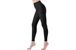 KINGJOZE Medical Compression Leggings for Women, 20-30 mmHg Compression Pantyhose for Varicose Veins, Swelling, Lymphedema, Footless-Black, Large