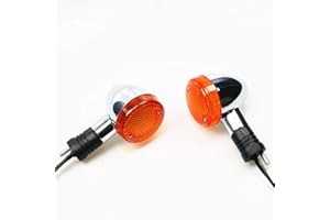 NEWLAND2019 Luz indicadora de señal de giro trasera ámbar cromada para Honda Magna 250750 Shadow 400750 Steed VLX400 600 1100 DLX VTX 1300 1800