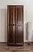 Produktbild Kleiderschrank 80 cm breit, Farbe: Nuss, Massivholz