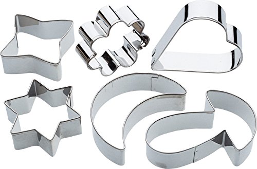 6 x MAAJ® AUSSTECHER / AUSSTECHFORMEN SET AUS EDELSTAHL