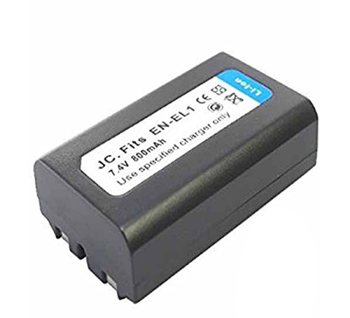 Digital Replacement Camera and Camcorder Battery for Nikon EN-EL1, ENEL1, Coolpix