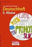 Deutschheft 5. Klasse - kurz geübt & schnell kapiert (Cornelsen Scriptor - kurz geübt & schnell kapiert) by