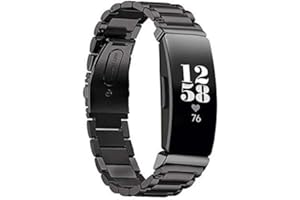Chofit Correas compatibles con Fitbit Inspire HR/Inspire Acero Inoxidable Reloj de Pulsera de Repuesto para Reloj de Pulsera de Mujer para Inspire HR Correa Fitness Tracker