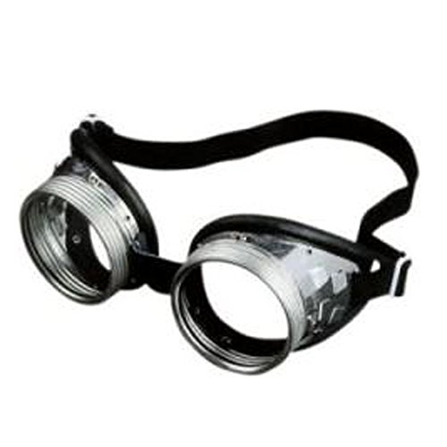 Schraubringbrille 717 G Klar Durchsichtig Retro Oldschool Motorradbrille