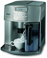 DeLonghi ESAM 3500 S Kaffeevollautomat Automatic Cappuccino (1350 W, 1.8 l, 16 bar, Milchsystem) Champagner-Silber
