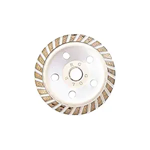 RG Gold 100mm Grinding Wheel Diamond Cup Disc Concrete Granite Stone Grinder DIY Power Tool Ceramics Metalworking (Turbo)