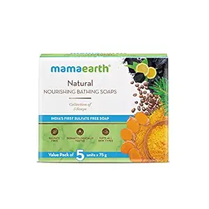 Mamaearth Natural Nourishing Bathing Soap ? 5x75g