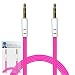 Produktbild iTALKonline MicroMax FunBook P300 Heiß Rosa FLACH 3,5 mm Vergoldete Jack an Jack Männlich AUX Hilfs Stereo-Klinke Anschlusskabel Anschlussdraht
