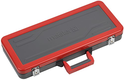 Meister Bit- und Steckschlüssel-Satz 56-teilig ✓ 1/2 + 1/4 Zoll Antrieb ✓ Große Ziffern ✓ Chrom-Vanadium-Stahl ✓ Robuster Metallkoffer ✓ Umschaltknarre | Knarrenkasten | Nusskasten | Ratschenkasten | Profi-Steckschlüsselkasten | Steckschlüssel-Set | 8429200 - 3