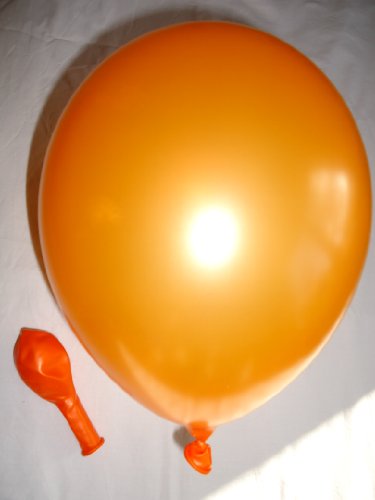 50 Luftballons metallic orange Premiumqualität Ø ca. 27cm B85 (Standardgröße)