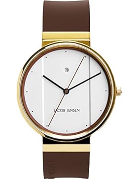 JACOB JENSEN Unisex-Armbanduhr JACOB JENSEN NEW SERIES NO. 778 Analog Quarz Kautschuk JACOB JENSEN NEW SERIES...