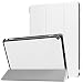 Produktbild Huawei Mediapad M3 Lite 10.0 Inch Premium PU-Leder Flip Hülle Casefirst Leder Handyhülle Brieftasche Book Type PU Leder Lederhülle mit Kartensteckplatz und Standfunktion Stoßfest Ultra Schlag Schutz Leichtgewicht Hülle - Huawei Mediapad M3 Lite 10.0 Inch White