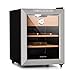 Produktbild Klarstein El Presidente 33 Humidor 33 L Volumen: 500-3.360 Zigarren 50 W Buchenholz 12-23°C Innentemperatur Luftfeuchtigkeit auf 70% Energieeffizienzklasse: A+ LED Touch schwarz
