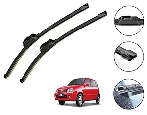 Auto Hub Car Wiper Blades for Maruti Suzuki Estilo - Set of 2 Pcs (D-21,P-12)