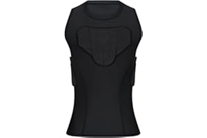 TOPETER Kompressionsshirt für Jugendliche, gepolstert, Brustschutz, Herzschutz Brustschutz, Shirt